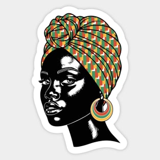 Stunning African Queen Sticker